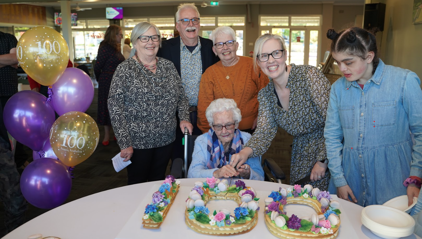 100th birthday celebrations for former resident