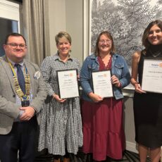 Pride of Workmanship award presented at Rotary changeover