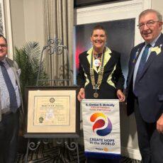 Rotary Club of Narrabri annual change over dinner 2023