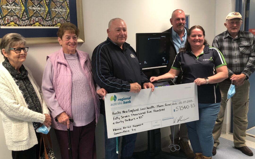Moree’s quiet achievers donate $57,000 to the Moree Hospital