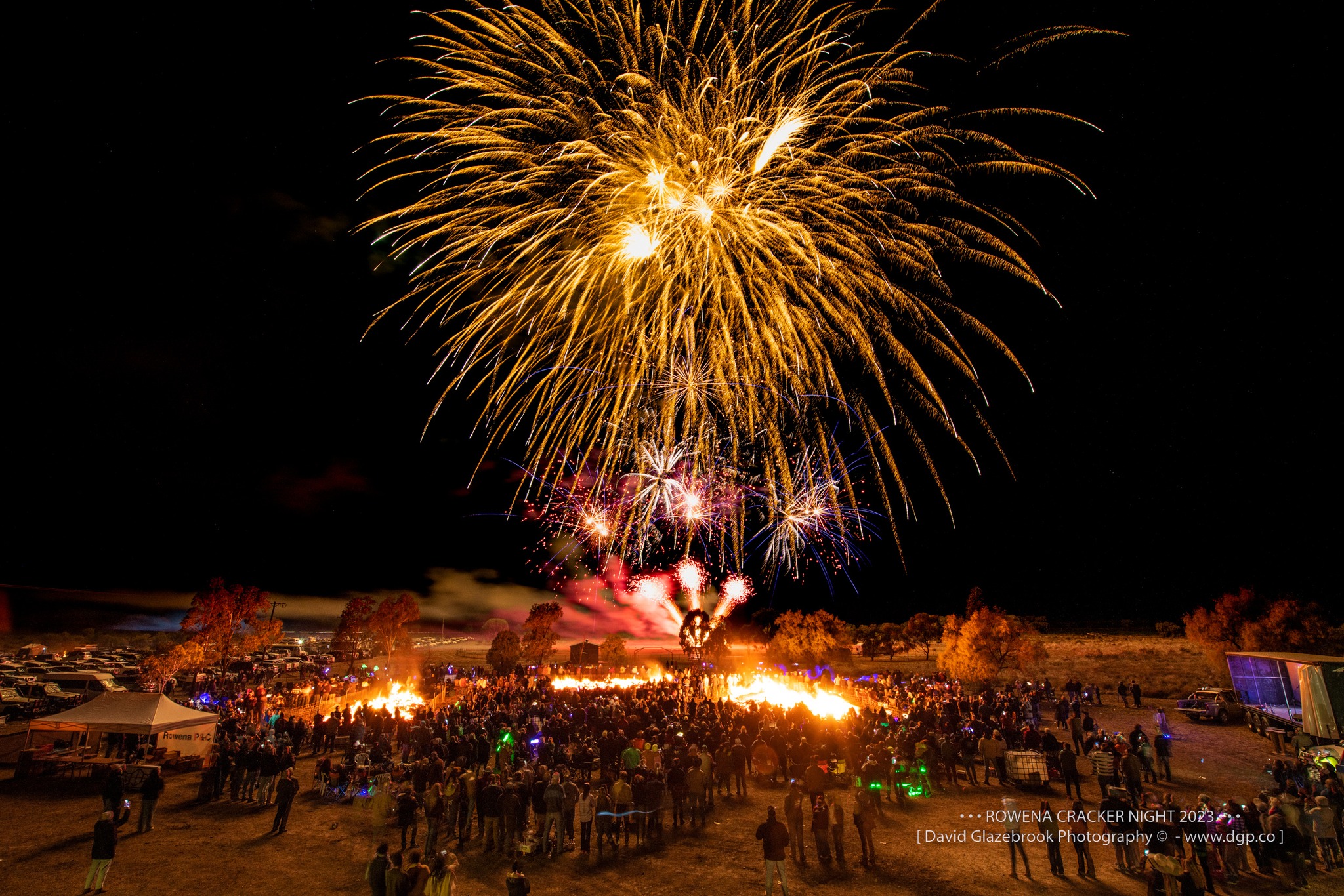 Photographer David Glazebrook kindly shared this spectacular image with the Wee Waa News, captured at Rowena’s famous cracker night held on the June long weekend to raise fund’s for the village’s school and pre-school.