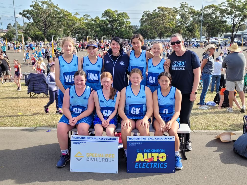 Narrabri Netball players take on Junior State Titles