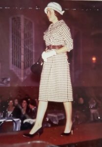 Norma Hill in her modelling days.