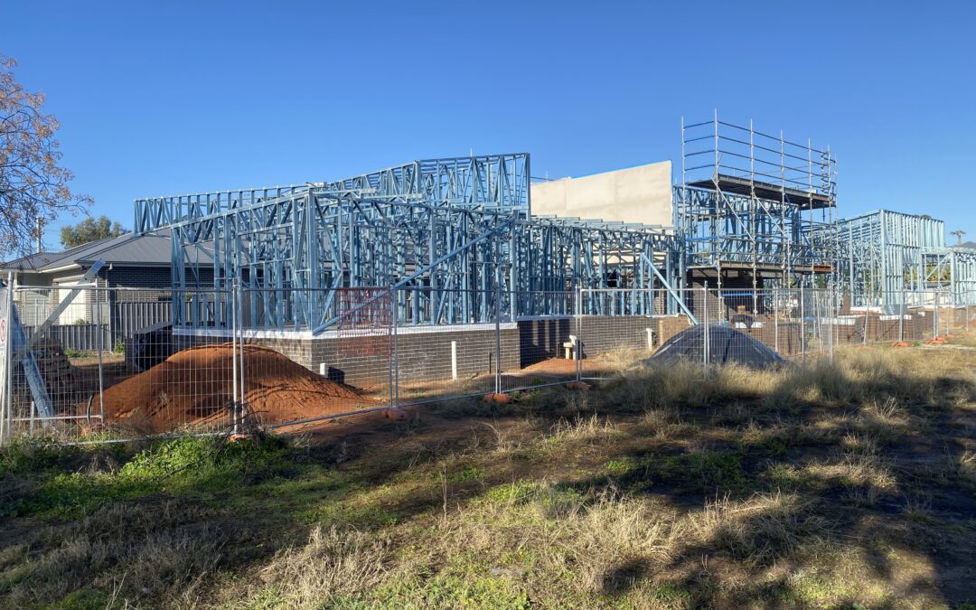 Teacher housing takes shape