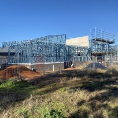 Teacher housing takes shape