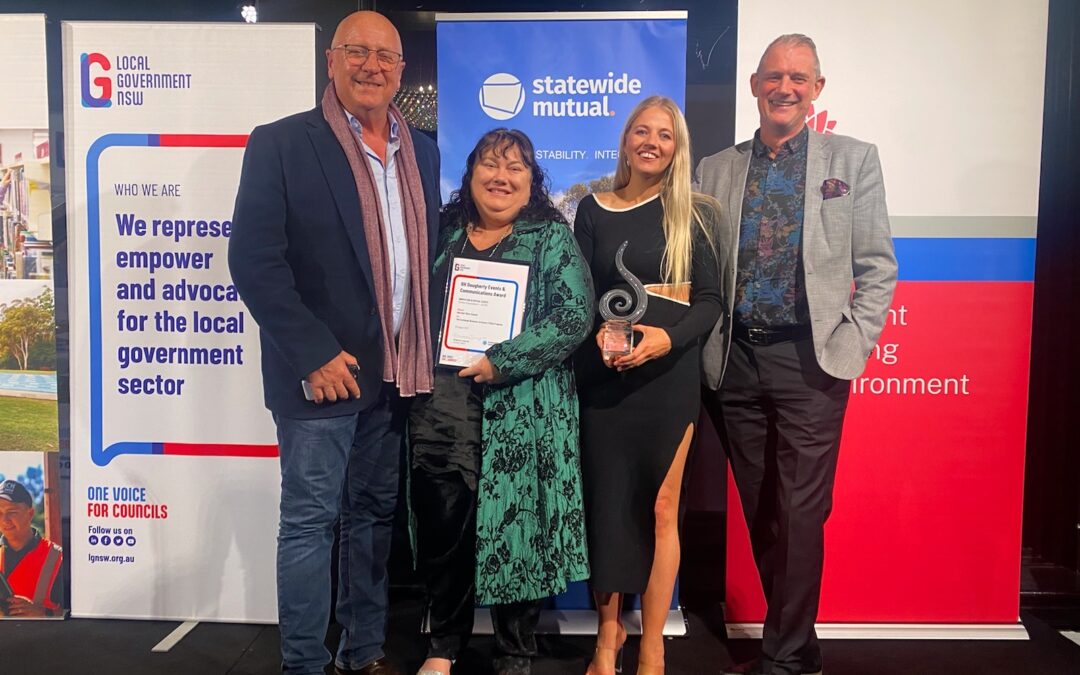 Council honoured at local government week awards for TEBA initiative
