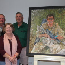 Everlasting tribute to Private Nathanael Galagher at RSL