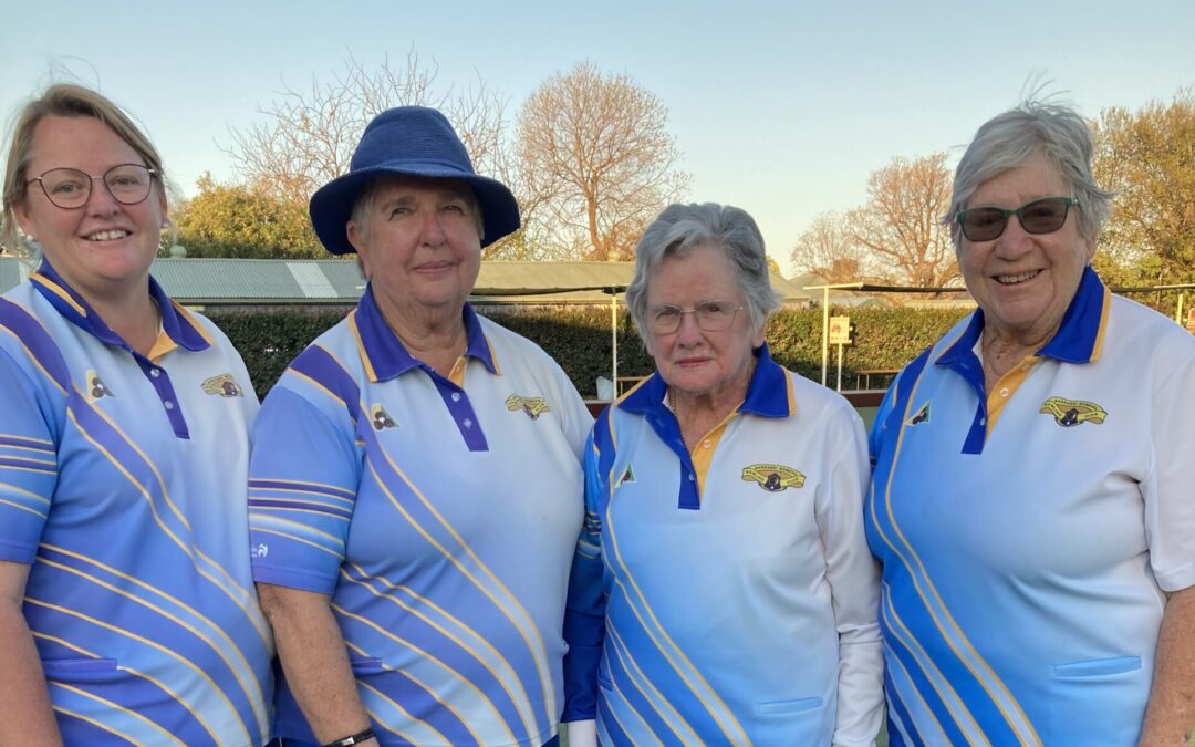 Lisa Pillar and Eva Sadler crowned Narrabri Women’s Bowling Club’s pairs champions