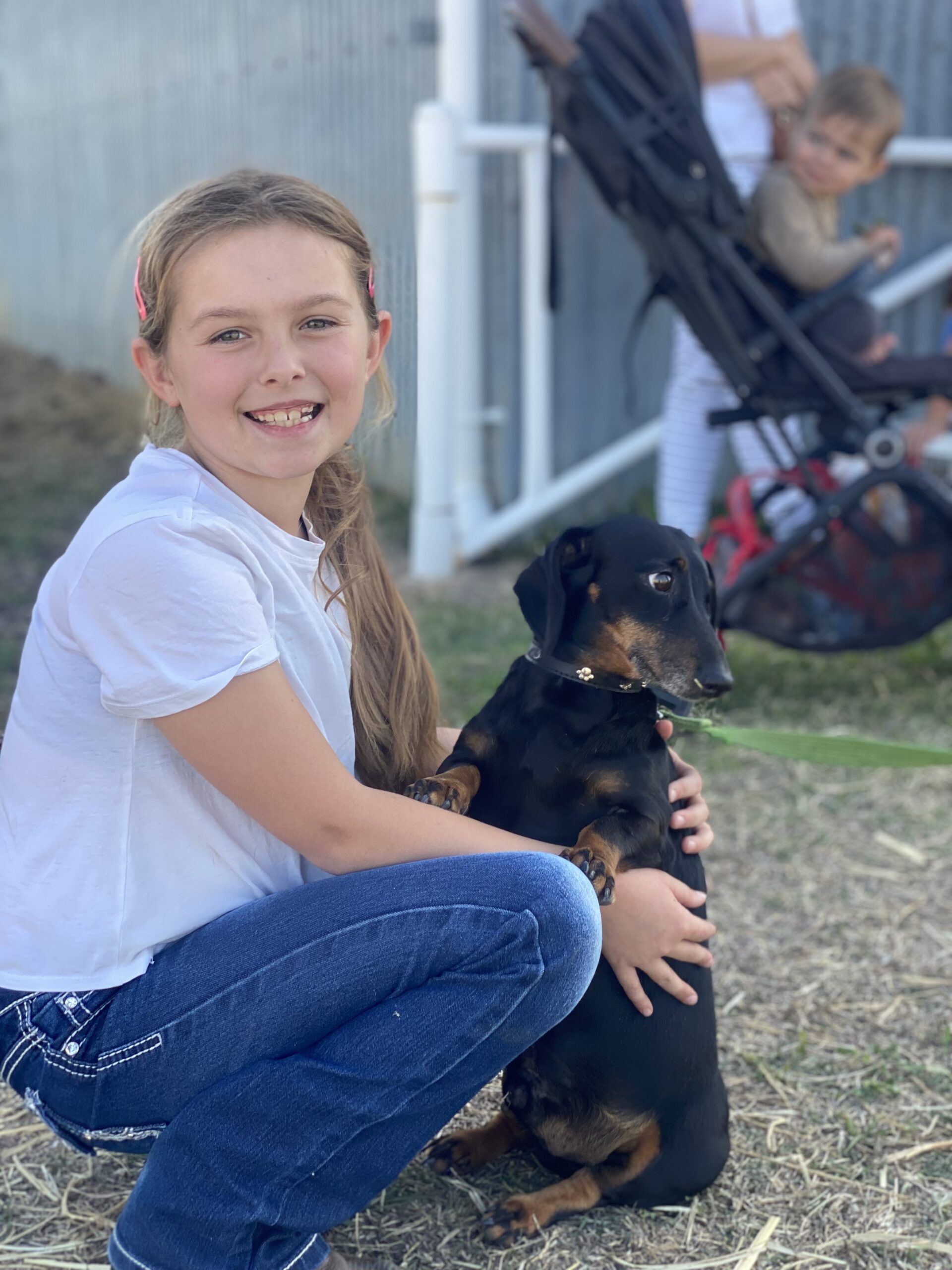 Laycey Maxwell won the Myley Kate Maxwell Memorial Trophy with Soss the dachshund named grand champion.