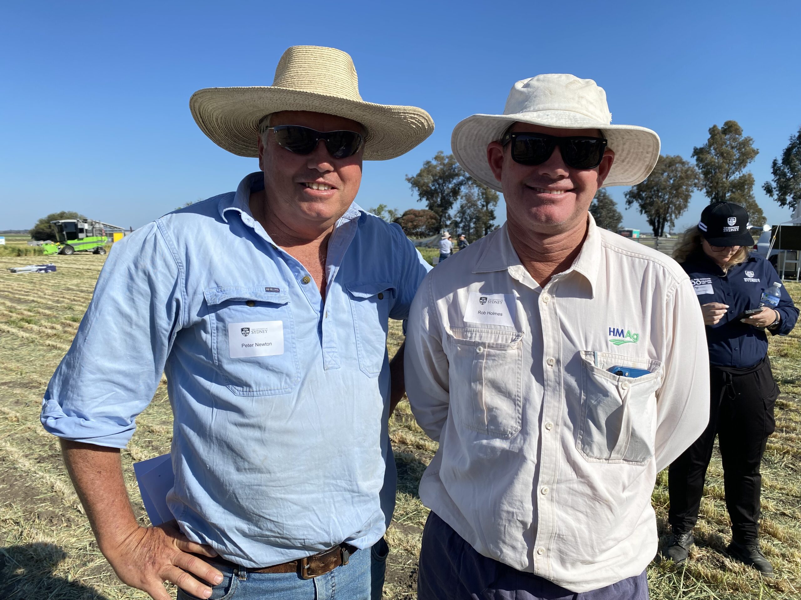 Peter Newton and Rob Holmes.