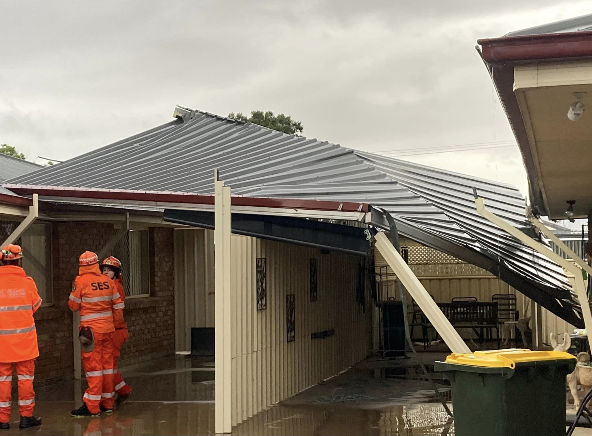 SES responds to incidents after wind wreaks havoc