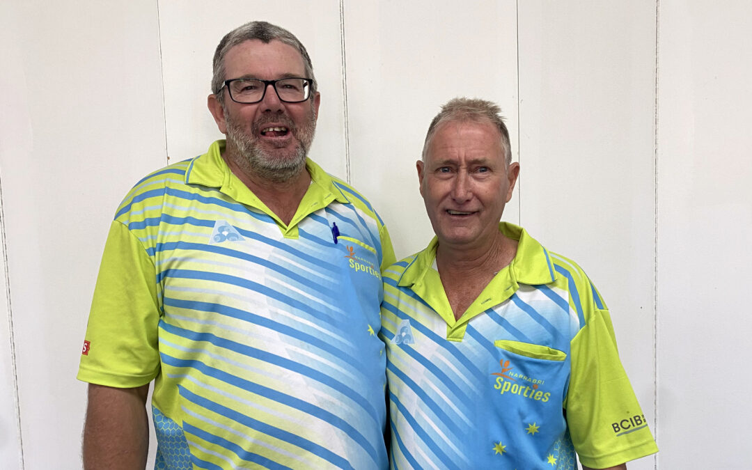 Kevin Baguley and Trinity Kelly reclaim the Narrabri Bowling Club pairs crown