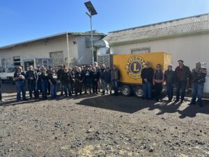 Black Dog Ride participants received a warm welcome to Narrabri at a welcome barbecue, hosted by the Narrabri Men’s Shed. The visitors were treated to a delicious Lions Club barbecue breakfast as well as coffee.