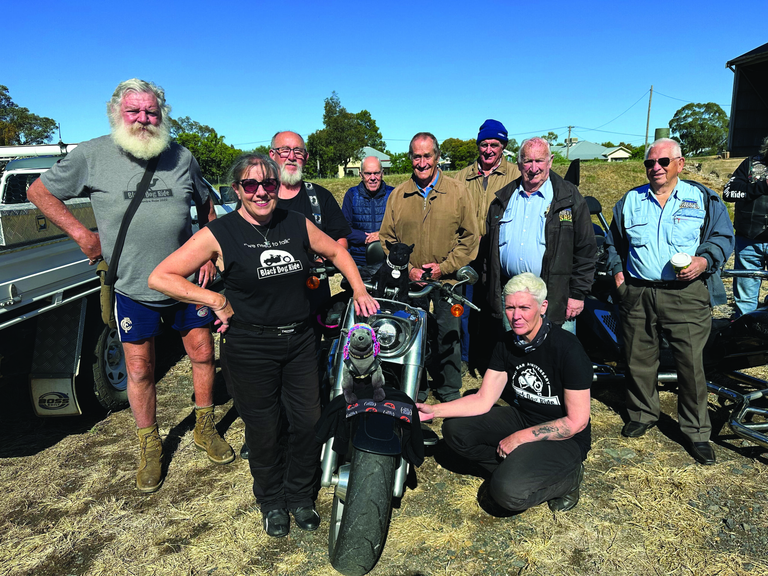 Narrabri hospitality on show for Black Dog Ride’s visit