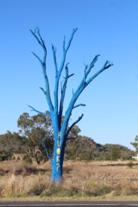 The completed Blue tree with the R U Okay message.