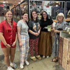 Year 12 students show appreciation to the community