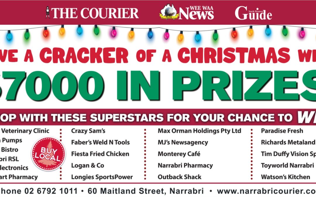 SHOP LOCAL CAMPAIGN: $7000 in prizes on offer in Courier’s Christmas shopping promotion