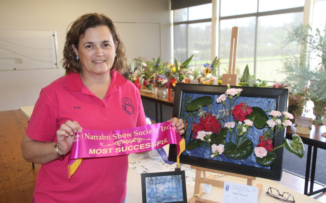 Beautiful blooms at annual flower show