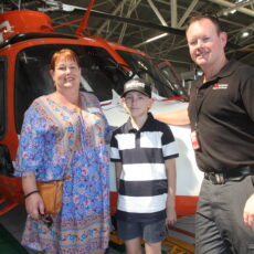 Life-saving role of rescue helicopter