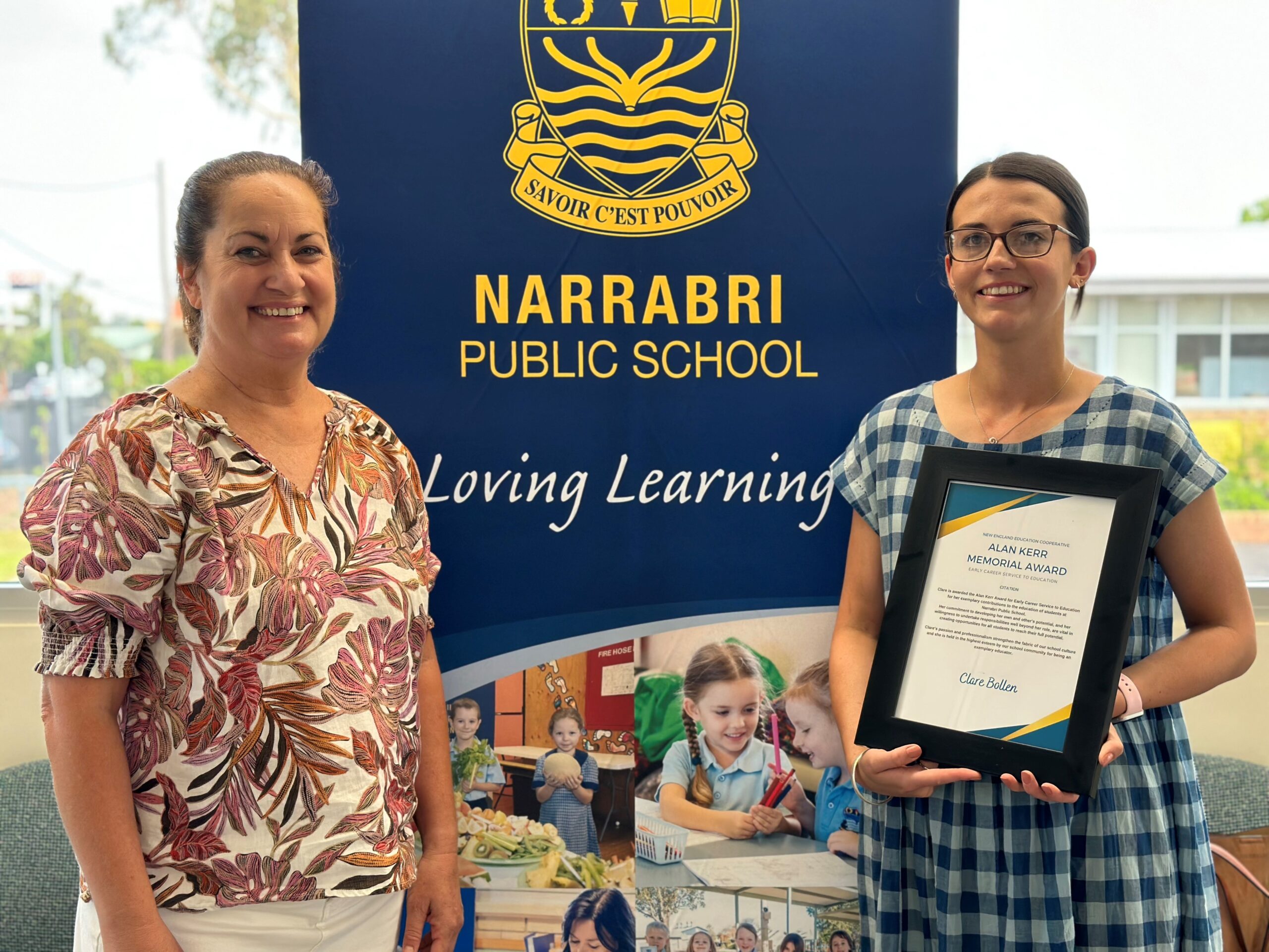 Prestigious award for public school teacher