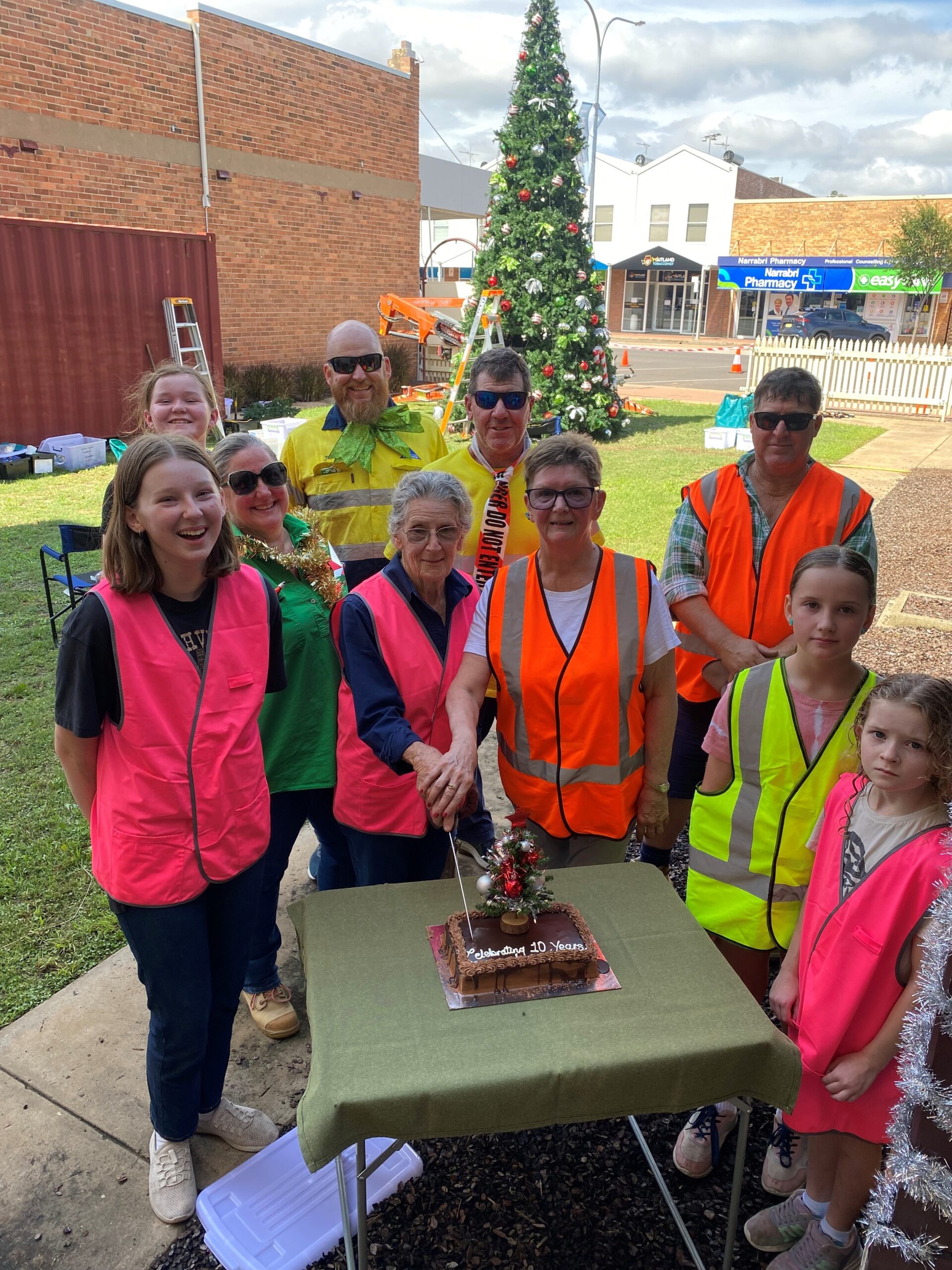 Chamber’s community Christmas  tree ready for tenth festive season