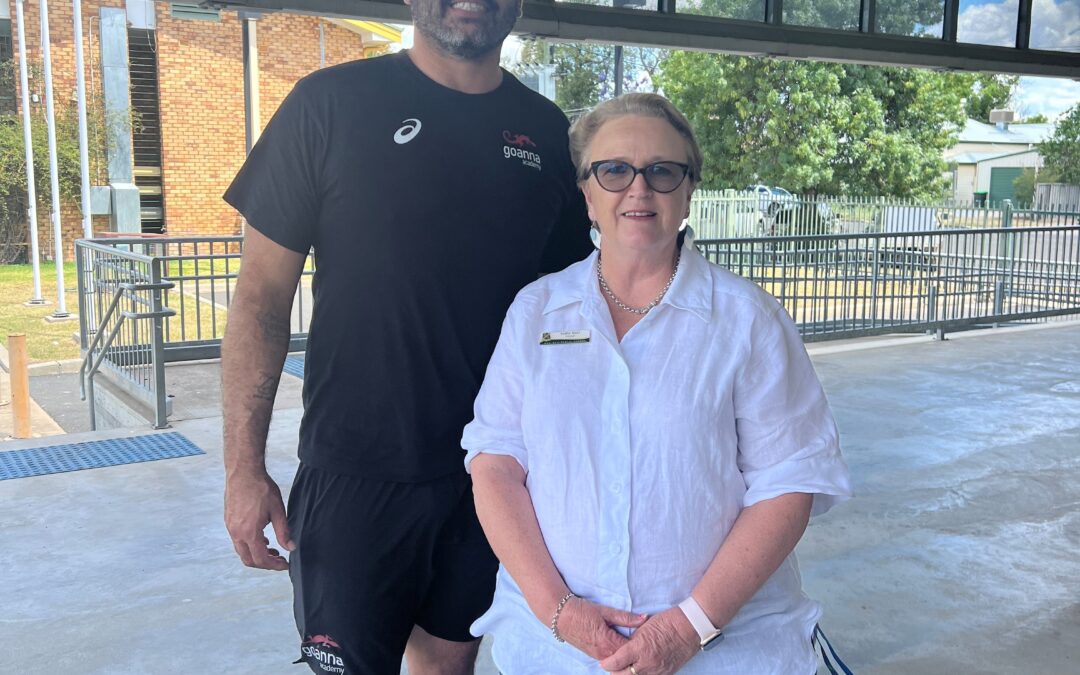 NRL star touches down in Wee Waa