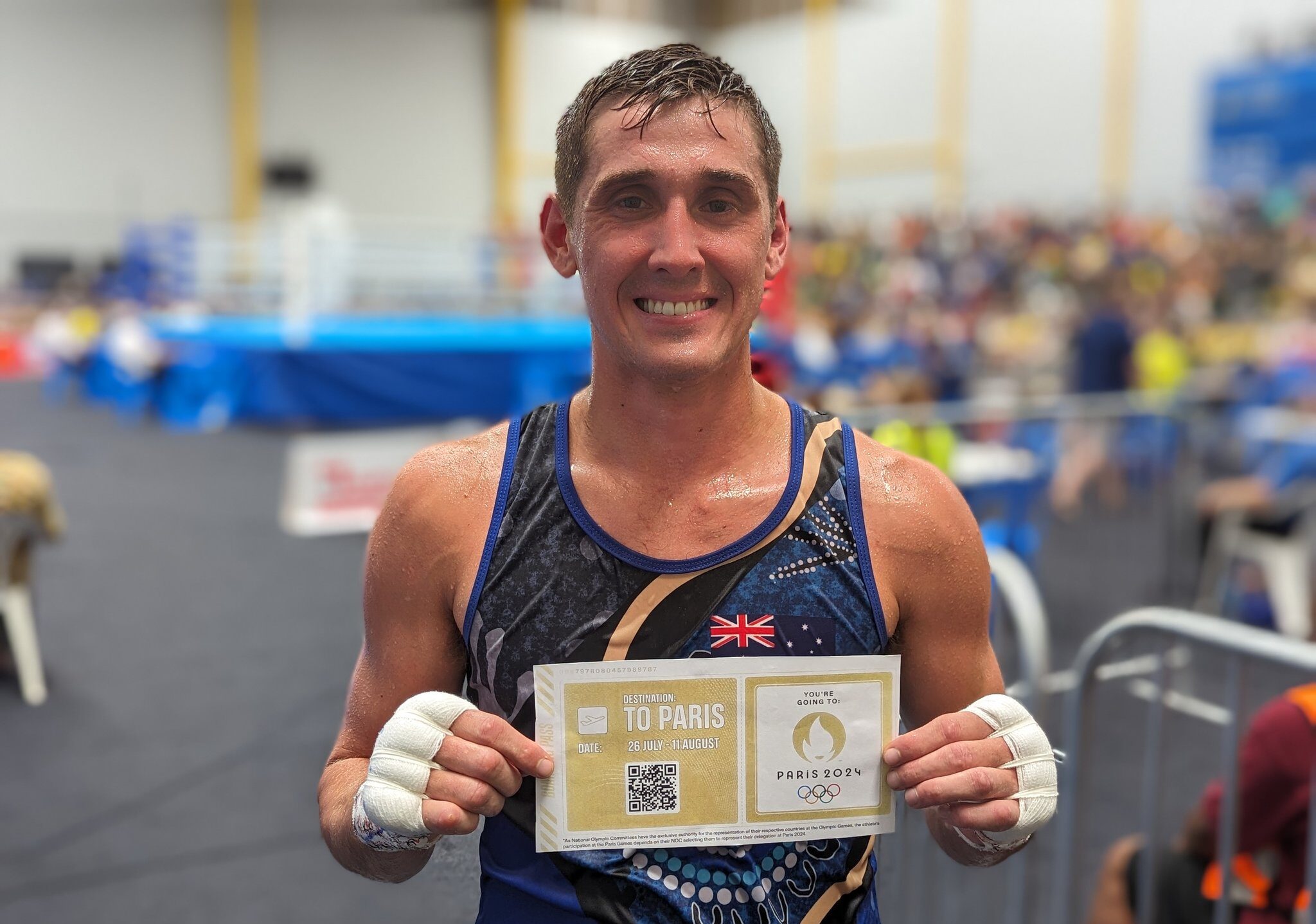 OUR OLYMPIAN: Shannan Davey punches his ticket to the 2024 Paris games