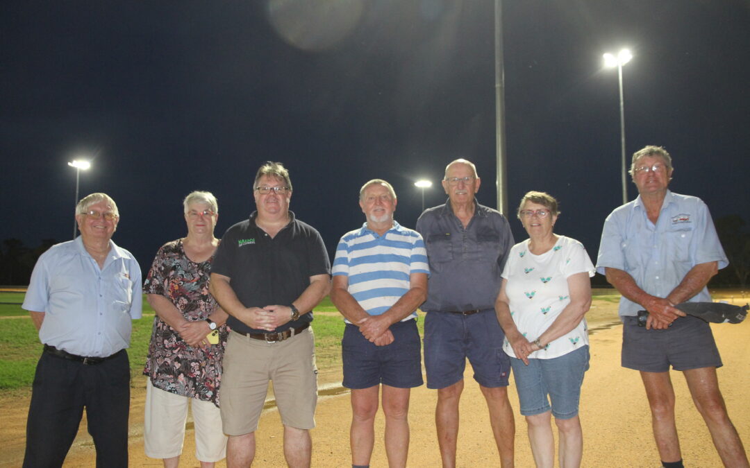 Showgrounds aglow with new light towers