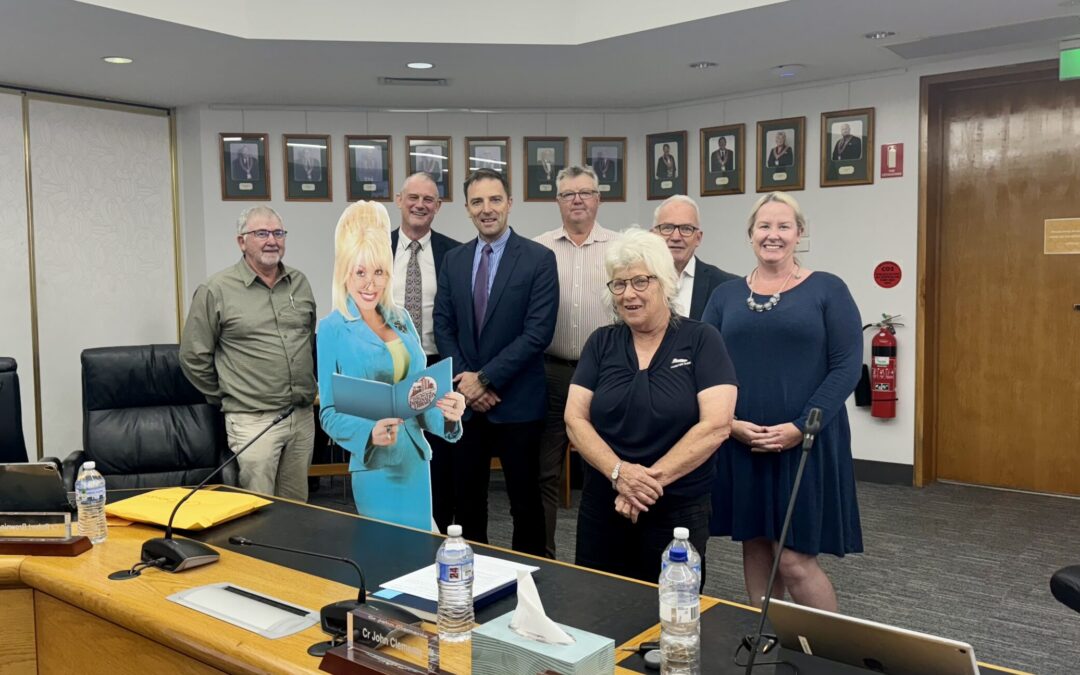 Dolly dazzles councillors with Imagination Library