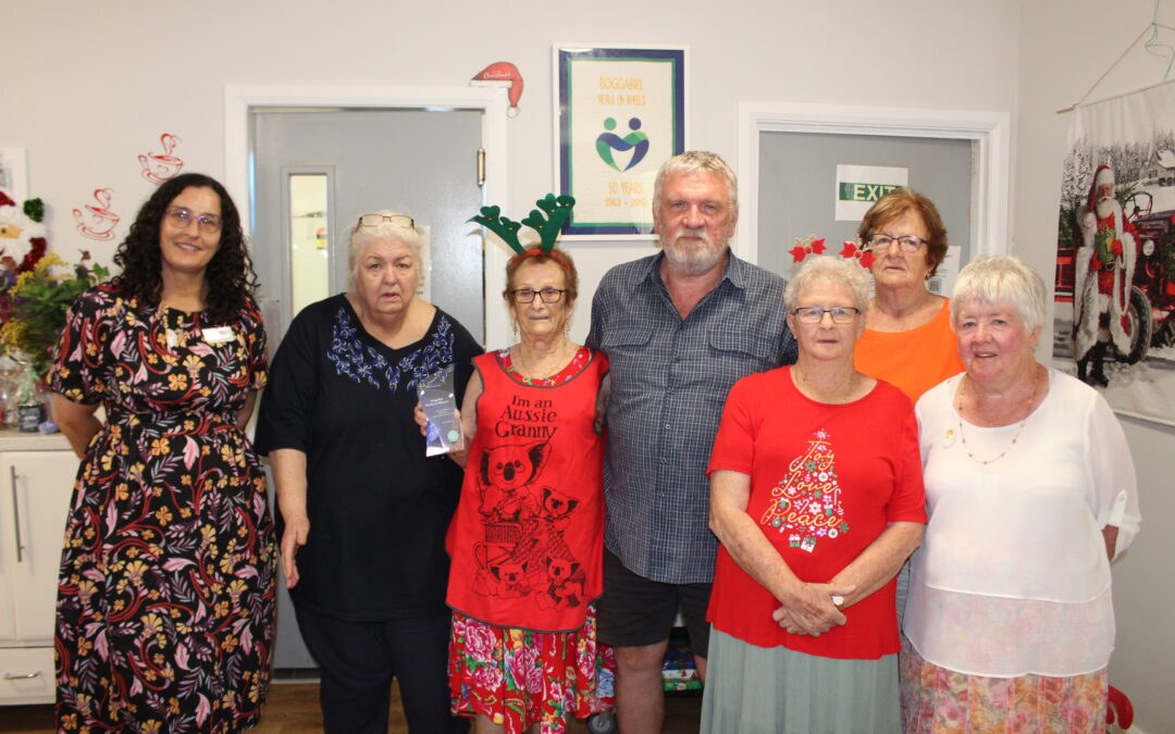 Boggabri Home and Community Care celebrates Christmas and 60 years of Meals on Wheels
