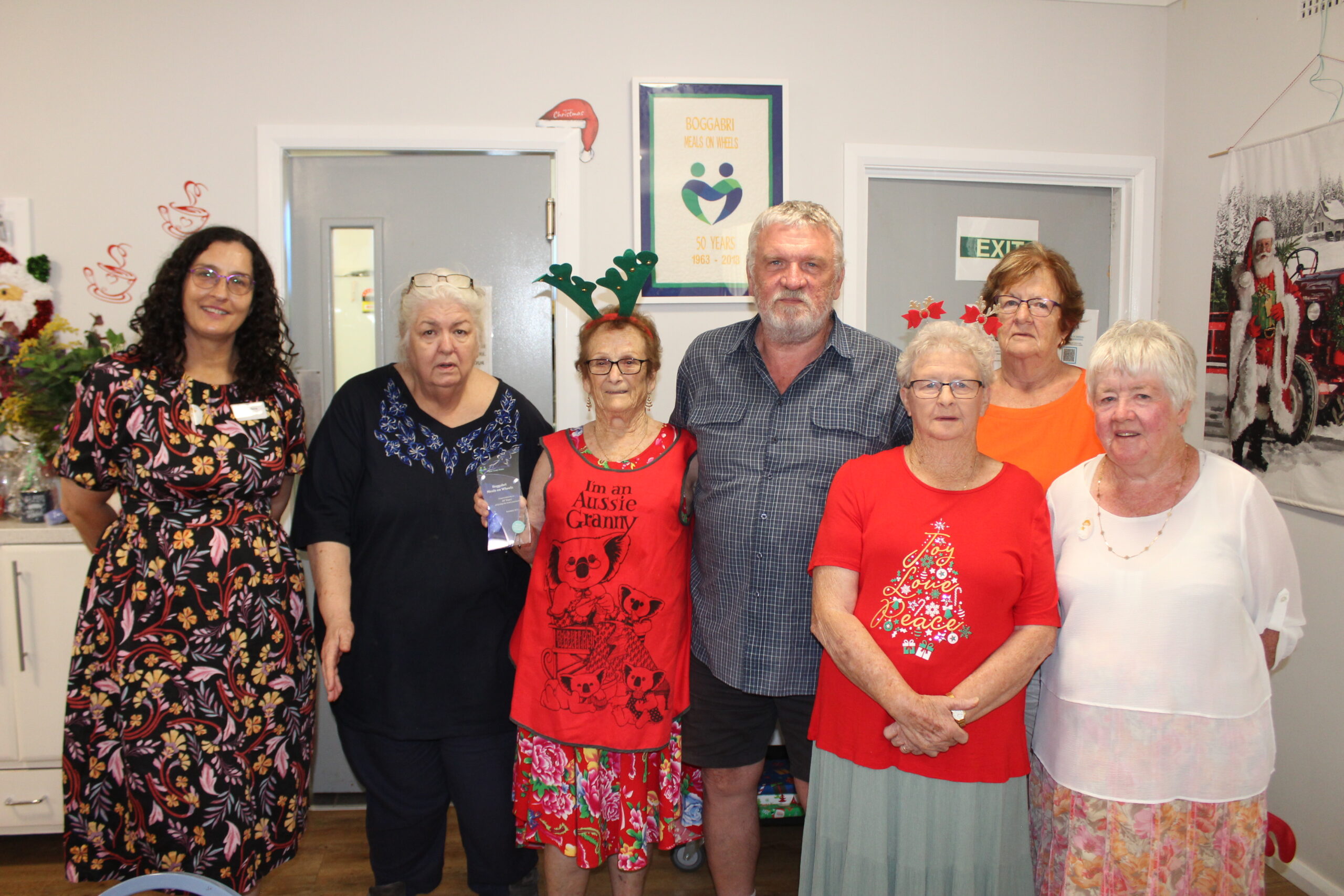 Boggabri Home and Community Care celebrates Christmas and 60 years of Meals on Wheels