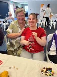 Sandy Tapscott and Lauren Richards from Challenge Disability.
