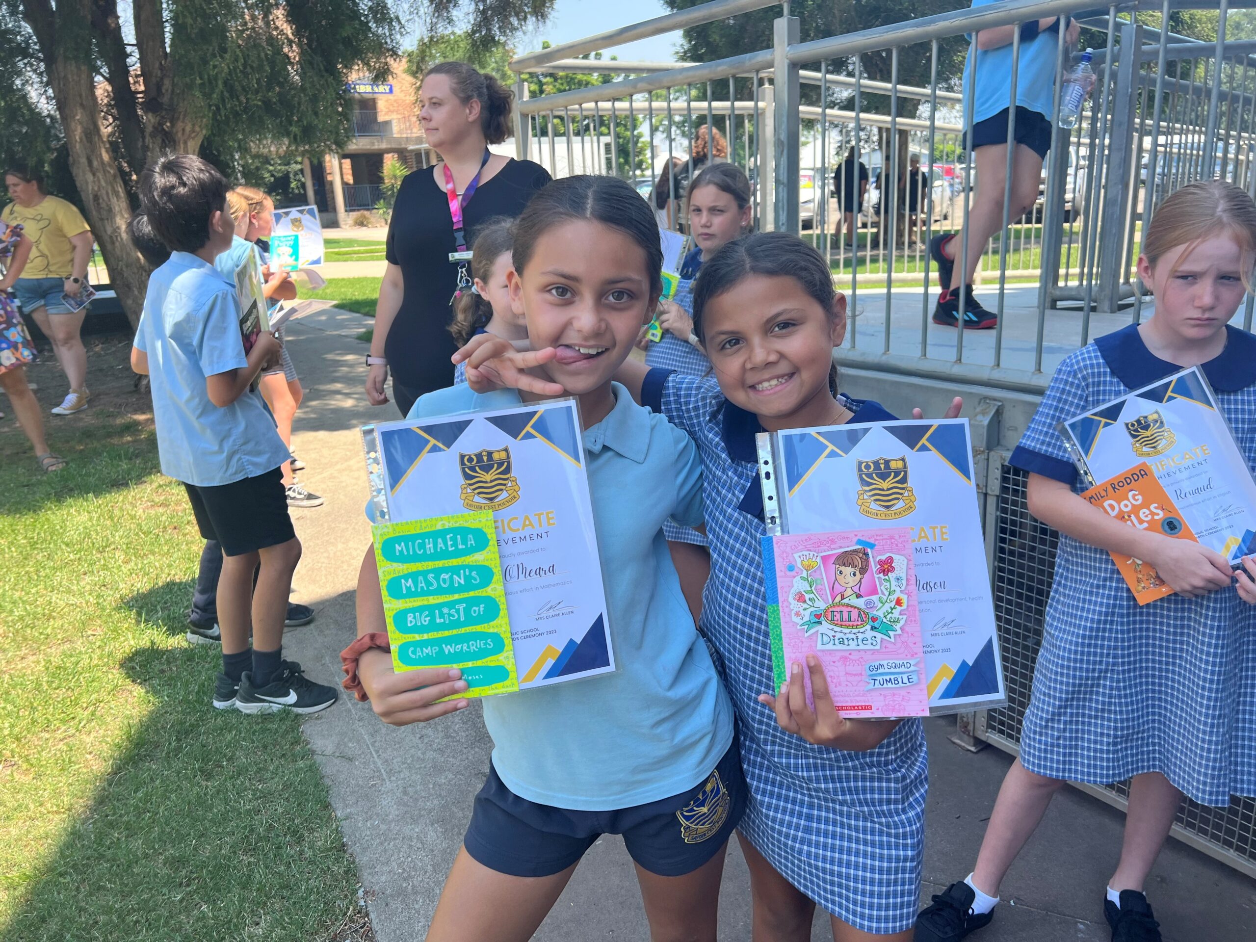 Backstage pass at the Narrabri Public School presentation awards - The ...