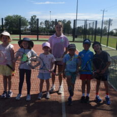Dangar Park Tennis Centre hosts a smashing junior holiday clinic