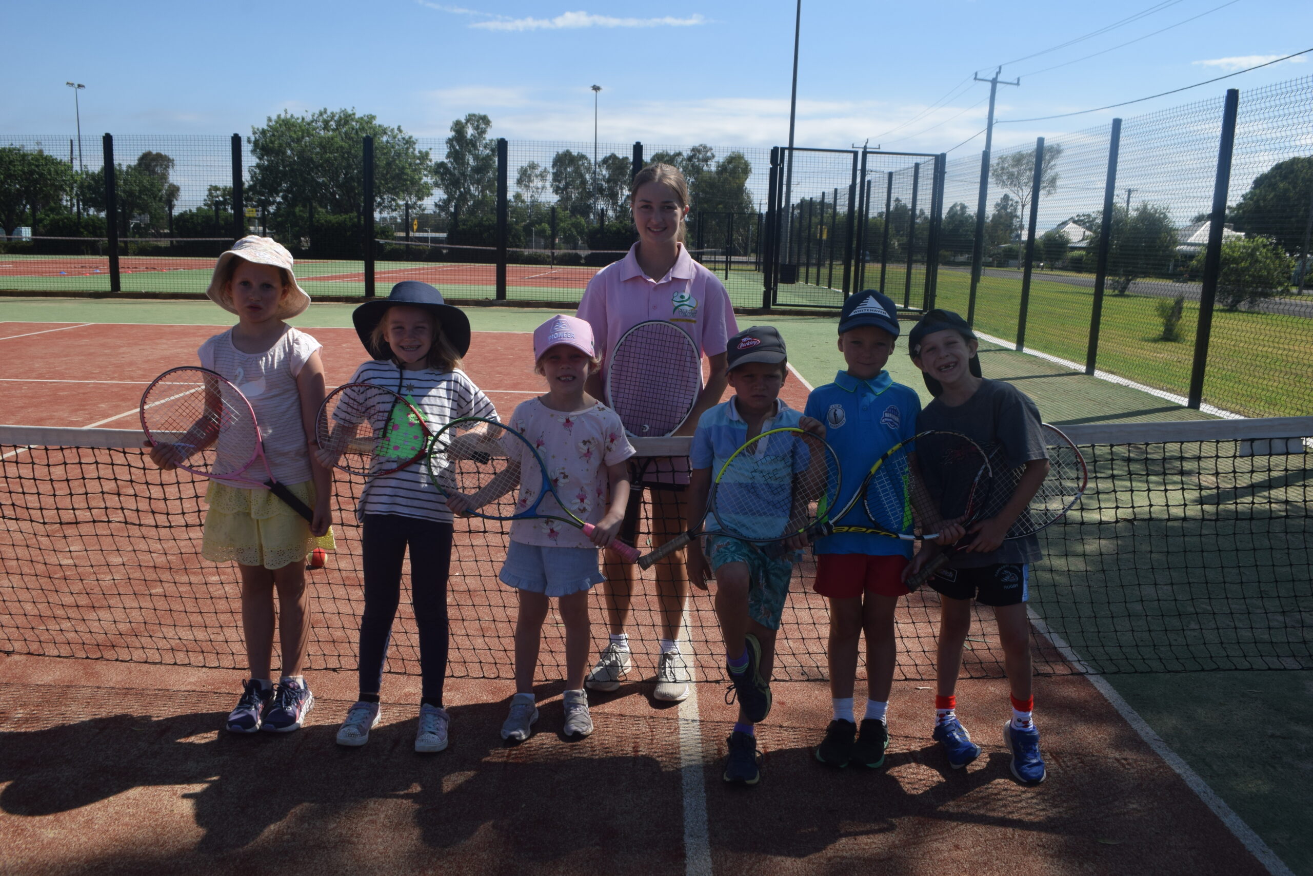 Dangar Park Tennis Centre hosts a smashing junior holiday clinic