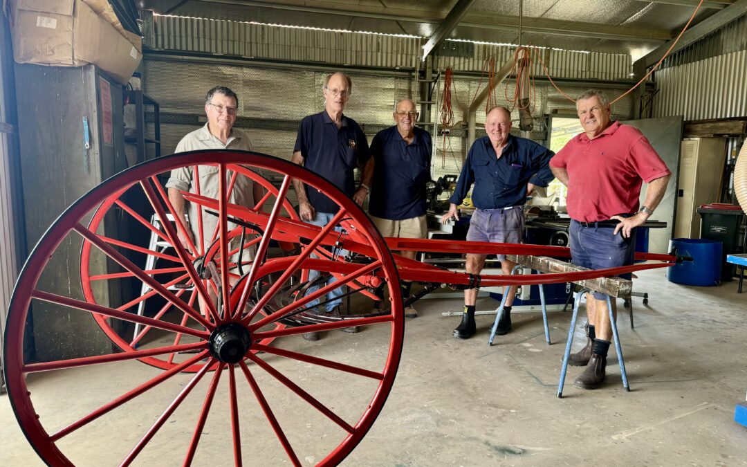 Wheels rolling on restoration project