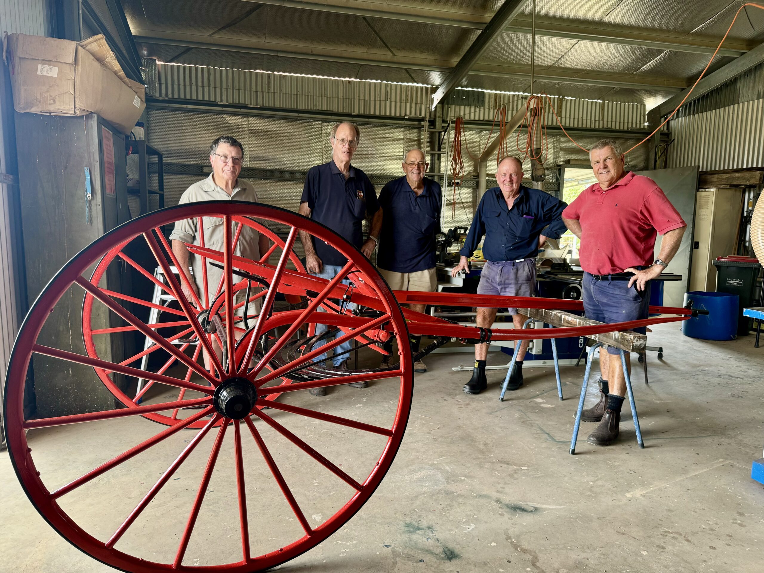 Wheels rolling on restoration project