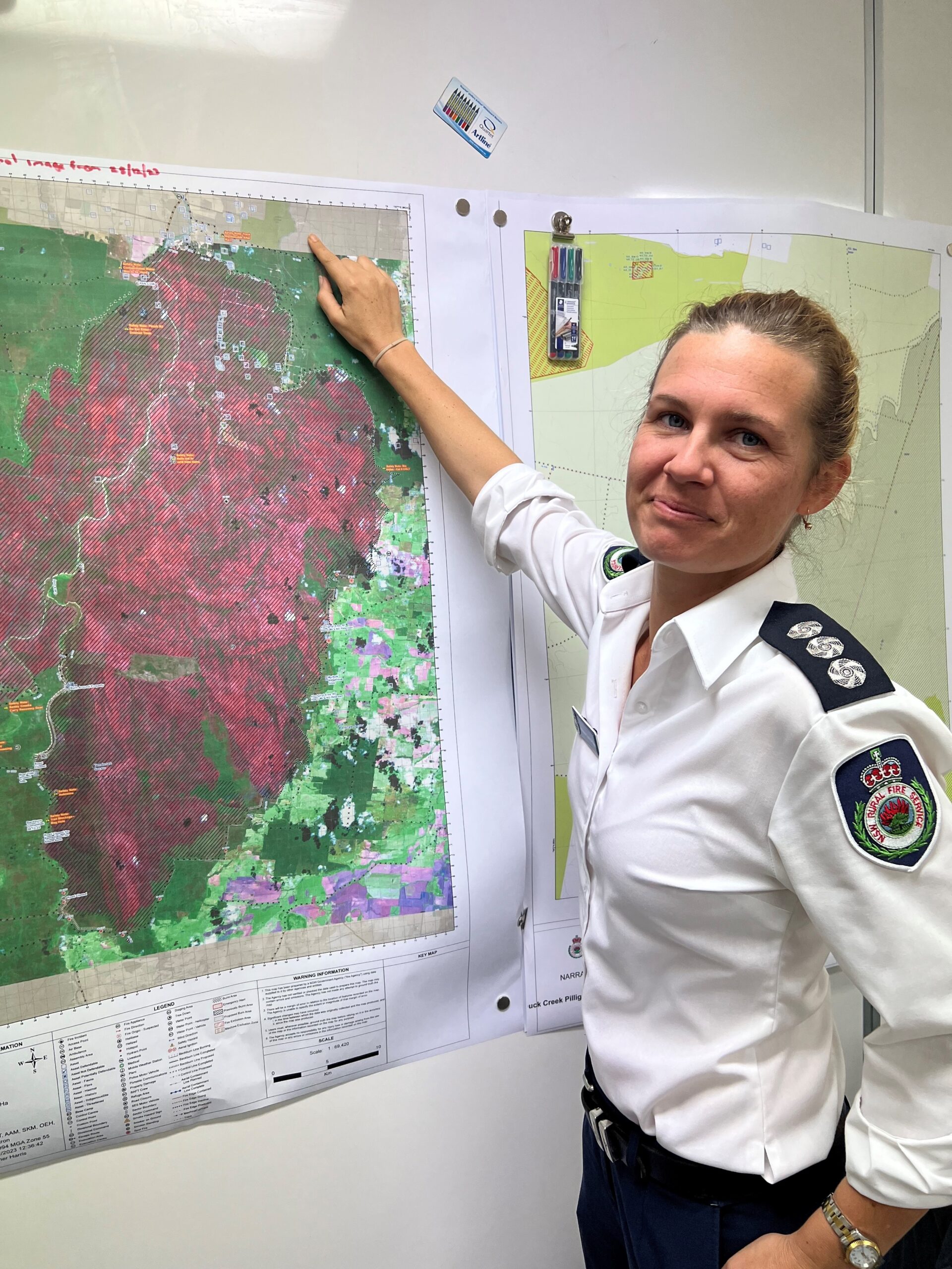 Into the heart of the bushfires: Keep calm and carry on