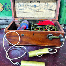 On display at the museum: Electric Magneto machine