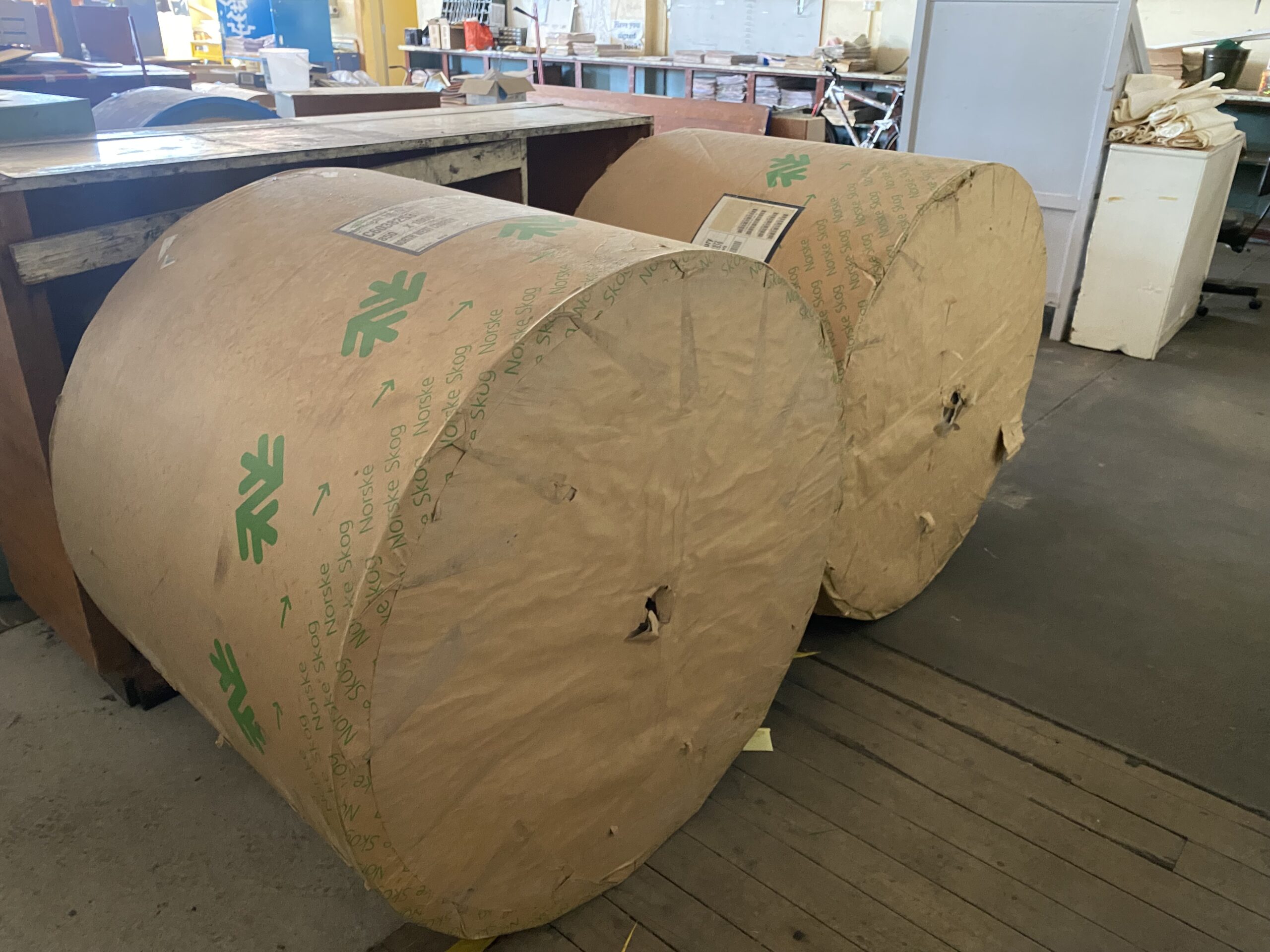 Reely? Enough newsprint to go from Wee Waa to Narrabri?
