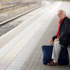 The Man on the Platform – a hard life, but he’s contented…