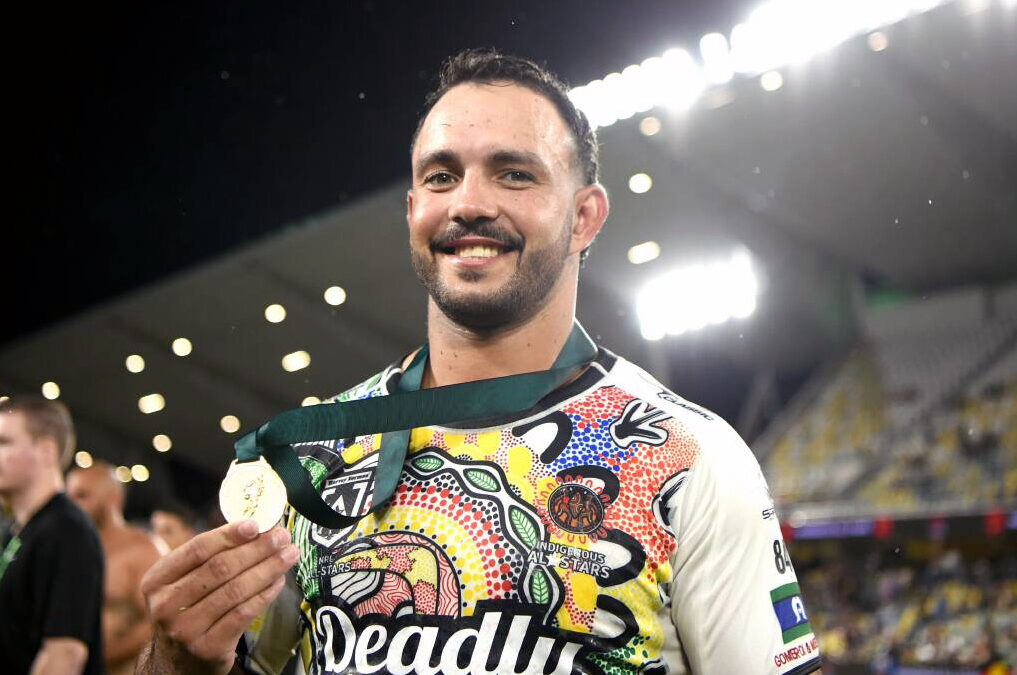 Braydon Trindall wins the Preston Campbell medal following an almighty All Star display