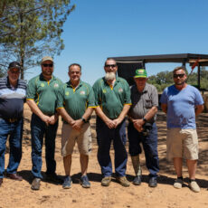 Narrabri pistol shooter Jason Anderson welcomes world championships teammates to his home range