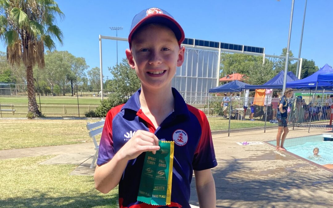 Wee Waa swimmer James Gleeson goes to another level during a big weekend in Tamworth