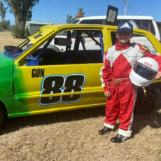 Mya magic in her first race at Gunnedah Speedway