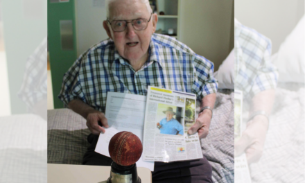 Special Sir Richard message brightens Bruce Groth’s day