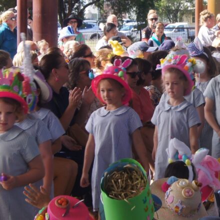 Students put best foot forward at Easter hat parade