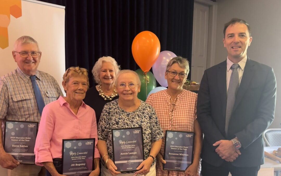 High praise for local heroes at Narrabri Shire’s 2024 Senior of the Year ceremony