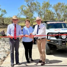 Sun shines on unveiling of new Barwon River boat ramp