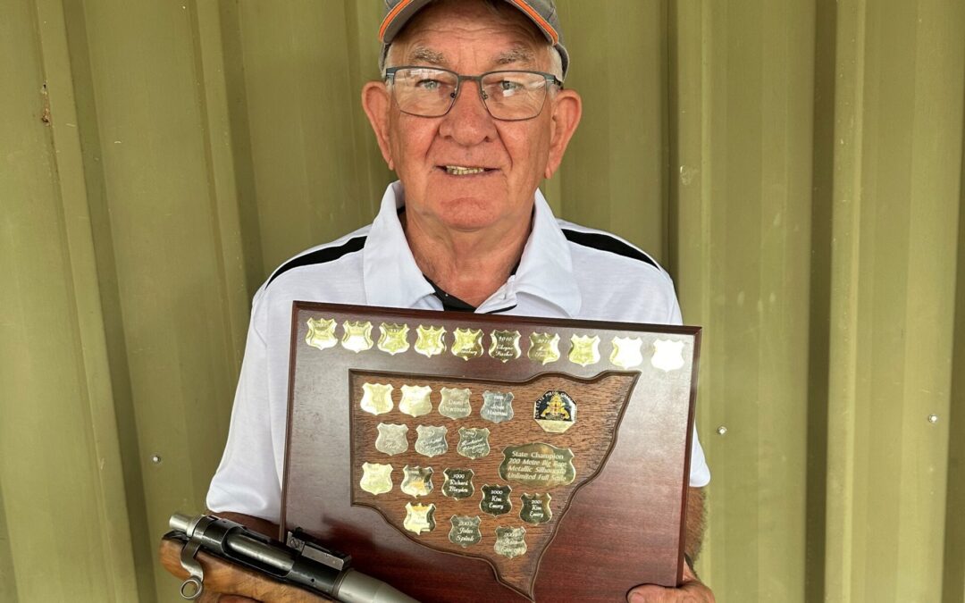 Tim Anderson claims two state championships at the Narrabri Pistol Club range